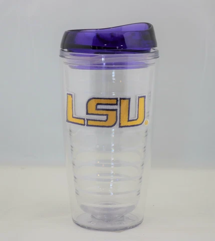Louisiana LSU Tigers NCAA Officially Licensed 16oz Tumbler w/Lid Cover