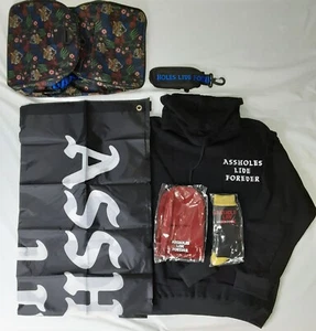 New, Large A$$HOLES LIVE FOREVER 6 Year Anniversary Duffle Full Of Stuff MY-A-03 - Picture 1 of 20