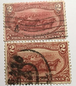 US STAMP SCOTT #286 PAIR - Picture 1 of 2