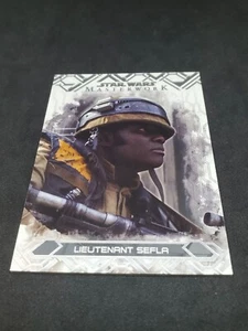 Star Wars Topps Masterwork 2017 Base Card - Lieutenant Sefla 33 - Picture 1 of 1