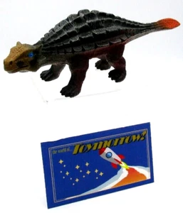 Dinosaur Hard Plastic Dino - ANKYLOSAURUS - 6" Long Figure PVC Rubber - Picture 1 of 1