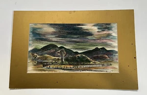 Vintage Watercolor Painting “Road to Ghost Of Mogollon”  by Bill Rakocy - Picture 1 of 5