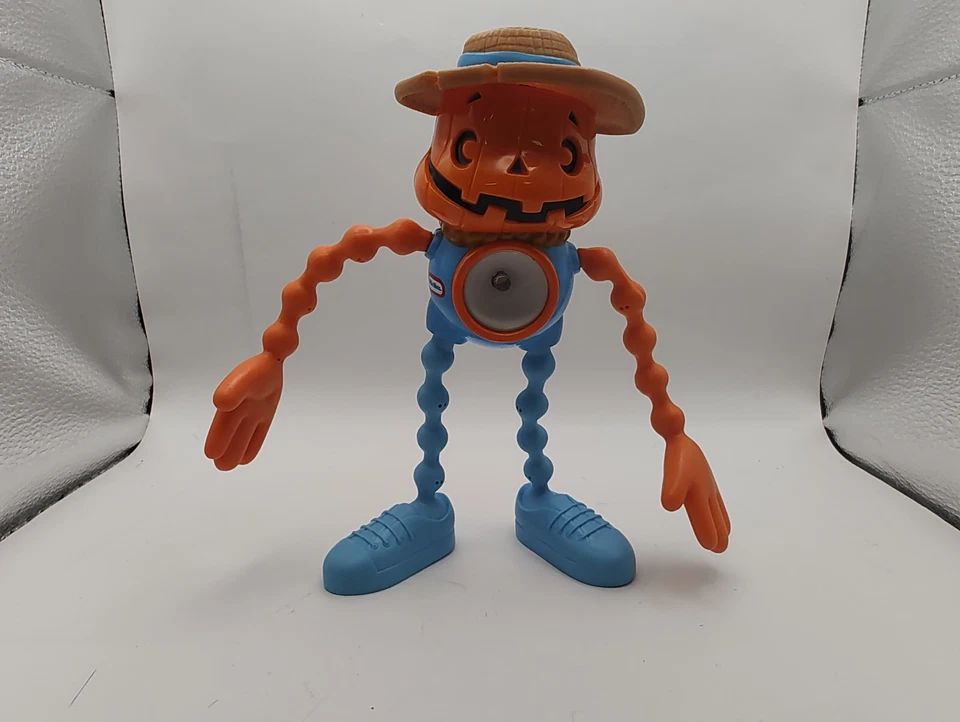 Little Tikes Halloween Twisty-Glo Flashlight Scarecrow Pumpkin Vtg Tested A16 - Imagem 1 de 1