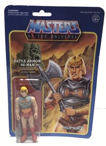 Master of the Universe Battle Armor HE-MAN Action Figure Super 7 Powerful Man - Picture 1 of 4