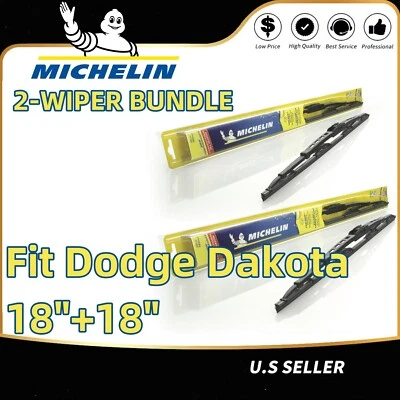 Wiper Blades 2-Pack Standard Wipers - fit 1987-1996 Dodge Dakota - 30180x2 - Image 1 of 4