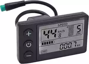 S866 LCD Display Meter Bedienfeld 24V 36V 48V für Elektrofahrrad Zubehör - Bild 1 von 11