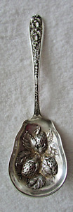 Corsage Stieff Sterling Silver Tablespoon Vegetable Berry Serving Spoon