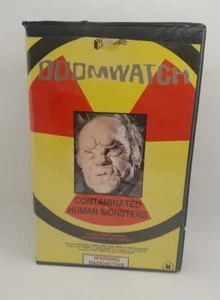 Doomwatch VHS 1972 Horror Sci-Fi Thriller Horrovision Ex-Rental Clamshell - Picture 1 of 9