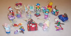 Hallmark 20 " Most Vintage Christmas Holiday / Easter Ornaments Bright Colors - Picture 1 of 15