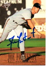 Joe Fontenot Bellingham Giants 1996 Fleer Excel Signed Card