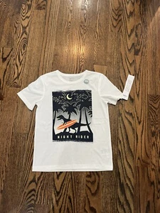 NEW Gap Kids Boys Pajama Shirt - Glow In The Dark - 10 - Dino / Surf - Picture 1 of 1