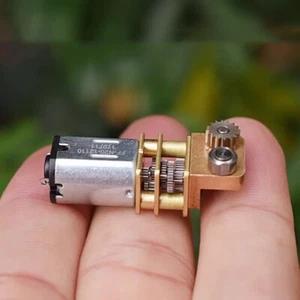 DC 3V-5V Mini N20 Vollmetall Schneckengetriebemotor rechter Winkel für 3D Drucker Stift - Bild 1 von 12