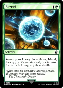 MTG Farseek 232 Foil Doctor Who - Imagen 1 de 1