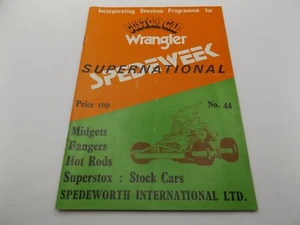 1973 SPEDEWORTH STOCK CAR BANGER RACING PROGRAMME - #44 - Picture 1 of 1