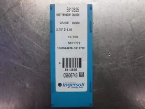 Ingersoll Carbide Inserts QTY10 NKET180300R IN2005 (LOC3639) - Picture 1 of 4