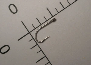 200 Mustad #12 Fly Tying O'Shaughnessy Fishing Hooks 23407 D Ringed Duratin  - Picture 1 of 4