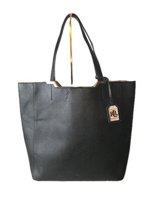 Lauren Ralph Lauren Large Tote Bag with Leather Handles - Image 1 of 4
