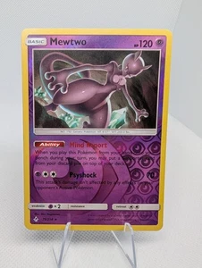 Mewtwo 75/214 - Unbroken Bonds SM Reverse Holo Pokemon TCG Card - NM - Picture 1 of 6