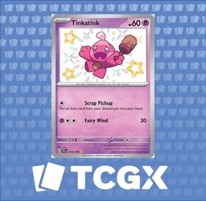 Pokemon - Tinkatink - 165/091 - SV: Paldean Fates - Holo - Shiny Rare NM - Bild 1 von 1