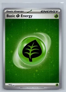 SV01: Scarlet & Violet Base Set #001 Basic Grass Energy (Cosmos Holo) - Picture 1 of 2