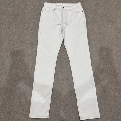 Ksubi Chitch Men's 32 (30x32) White Slim Fit Straight Leg Button Fly Jeans *READ - image 1 of 4