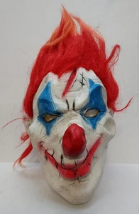 Evil Creepy Clown Halloween Adult Overhead Latex Scary Mask ~~Read~~ - Picture 1 of 13