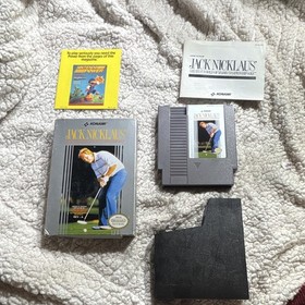 Konami Jack Nicklaus' Greatest 18 Holes Golf Nintendo NES NTSC-U/C Manual