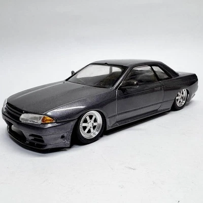 Fujimi Nissan Skyline GT R R32 modellino in plastica rifinito ruote rare usate - Immagine 1 di 3