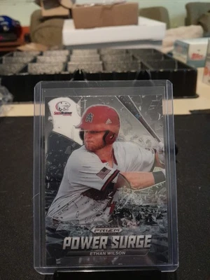 2021 Panini Prizm Draft Picks - Power Surge Ethan Wilson #PS-EW (RC) - Image 1 of 4