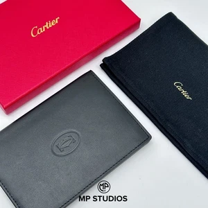 Cartier Passport Holder Black Calfskin Leather AD VIP Gift - Picture 1 of 8