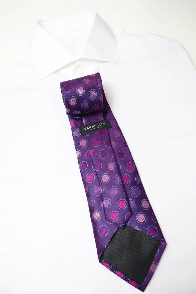 Van Heusen Corbata Hombre Talla Única Multicolor Punta Estampado Clásico 100% - Imagen 1 de 4