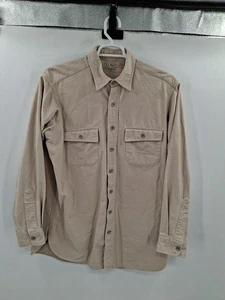 L.L. Bean Mens Chamois Cloth Shirt Tall 16 1/2 Made In USA - Picture 1 of 9