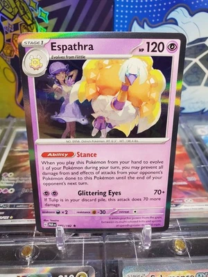 Espathra 081/182 Holo Rare Pokemon TCG S&V Paradox Rift - Image 1 of 2