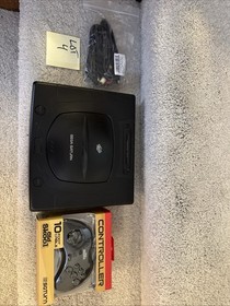 Sega Saturn Model 2 MK-80000A Console W/ New Controller/cables/battery - Lot 4