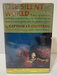 The Silent World by Jacques Cousteau 1953 Stated Edition HCDJ - Picture 1 of 8