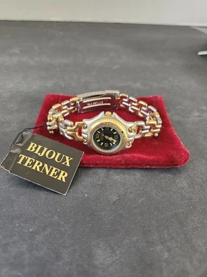 Vintage Bijoux Terner Two Tone Woman's Quartz Watch Brand New - Image 1 of 4