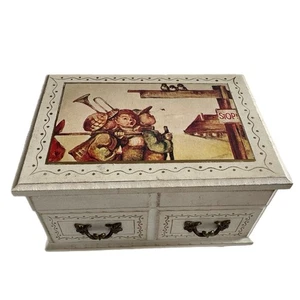 Portagioie musicale vintage Linden Hummel Crossroads legno massello Giappone storia d'amore - Foto 1 di 13