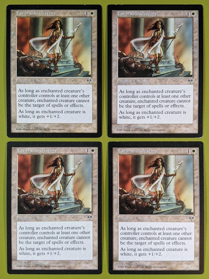 Favorable Destiny x4 Mirage 4x Playset Magic the Gathering MTG - Image 1 of 1