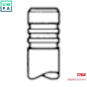 4x EXHAUST VALVE 27104 FOR D 226 B-2 2.1L 2cyl TD226B-3 D226B-3/T3 3.1L 3cyl - Picture 1 of 9