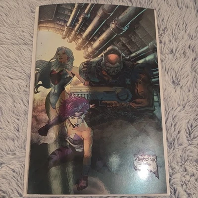 Youngblood 1 Jimbo Salgado after Liefeld Wraparound Spot Foil Virgin - Top Shelf - Image 1 of 4