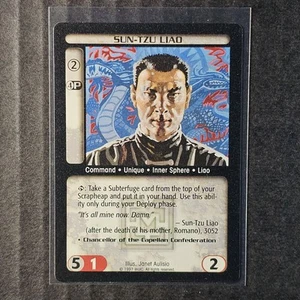 Sun-Tzu Liao, 1997 BattleTech CCG Mercenaries Set - Picture 1 of 2