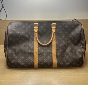 Louis Vuitton Keepall 45 Canvas Monogram 100% Authentic Guaranteed - Picture 1 of 15