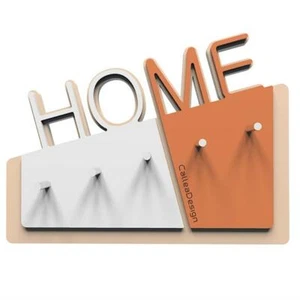 Home appendichiavi da parete magnetico moderno legno color terracotta - Foto 1 di 1