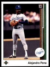 1989 Upper Deck Alejandro Pena Baseball Cards #137