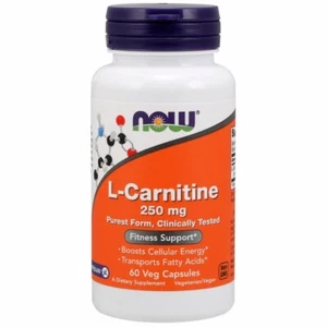 L-Carnitine 250 mg 60 Caps By Now Foods - Picture 1 of 1