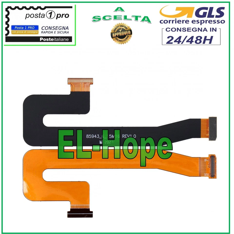 FLAT FLEX CONNESSIONE SCHEDA MADRE DISPLAY SAMSUNG GALAXY TAB A7 SM T500 T505 - Immagine 1 di 1