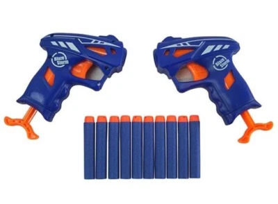 Set pistola doppia Blaze Storm per bambini INCLUDE 10 freccette proiettile in schiuma ESERCITO RAGAZZI - Immagine 1 di 3