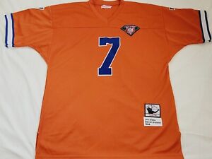 Mitchell & Ness Throwback NFL Broncos John Elway 1994 NFL 75th Orange Jersey 56
