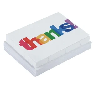 Hallmark Thank you Blank Notecards ~ 24 Pack w/ Envelopes ~ Rainbow Themed - Picture 1 of 3