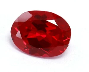 Impresionante piedra preciosa suelta corte ovalado certificado rubí rojo natural de 5,80 quilates - Imagen 1 de 7